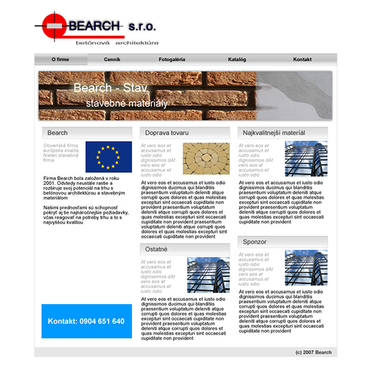 Betónová architektúra - koncept